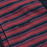 Gramicci Thermal Fleece Reversible Vest in Berry Stripe thumbnail