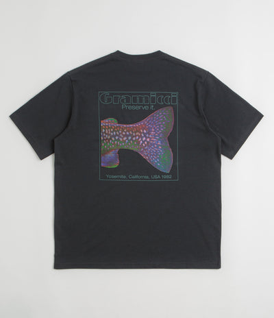 Gramicci Trouttail T-Shirt - Vintage Black
