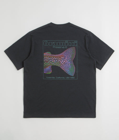 Gramicci Trouttail T-Shirt - Vintage Black