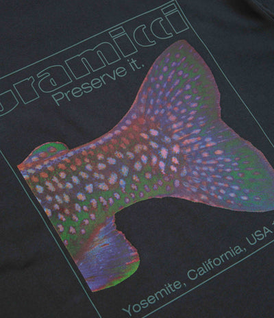 Gramicci Trouttail T-Shirt - Vintage Black