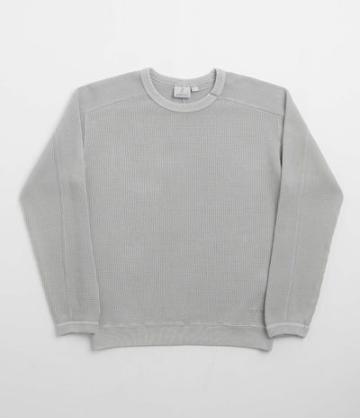 Gramicci Waffle Crewneck Sweatshirt in Pewter