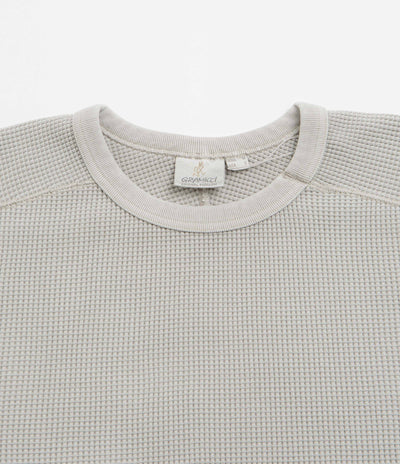 Gramicci Waffle Crewneck Sweatshirt in Pewter