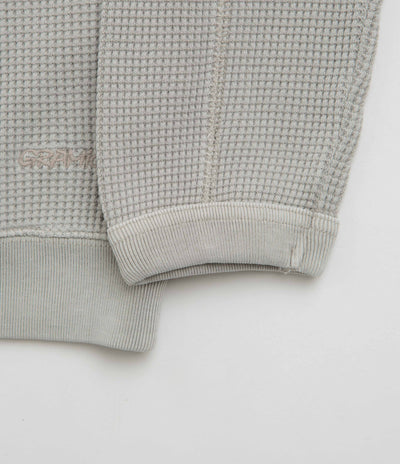 Gramicci Waffle Crewneck Sweatshirt in Pewter