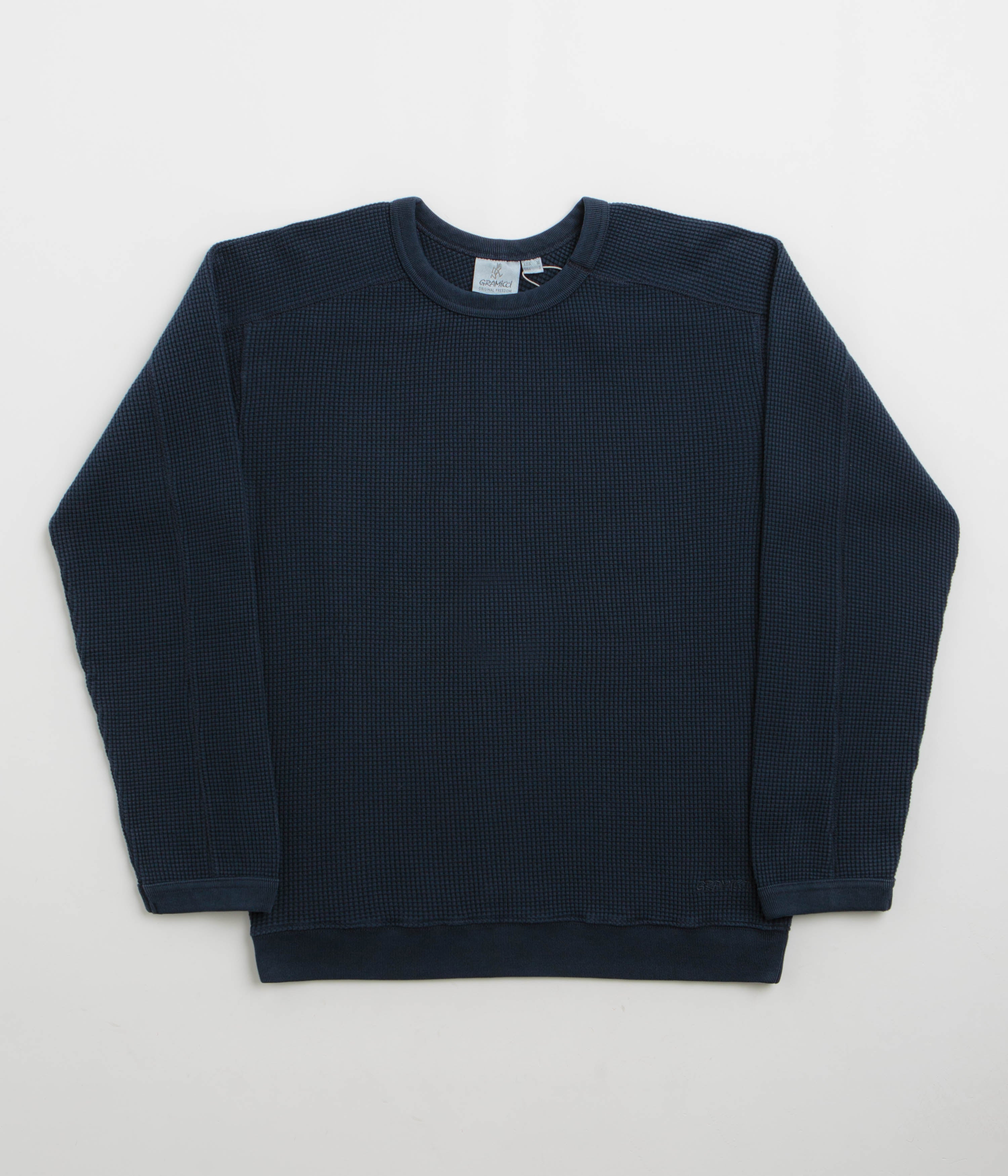 Gramicci Waffle Crewneck Sweatshirt in Twilight