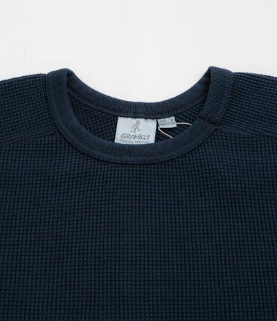 Gramicci Waffle Crewneck Sweatshirt in Twilight