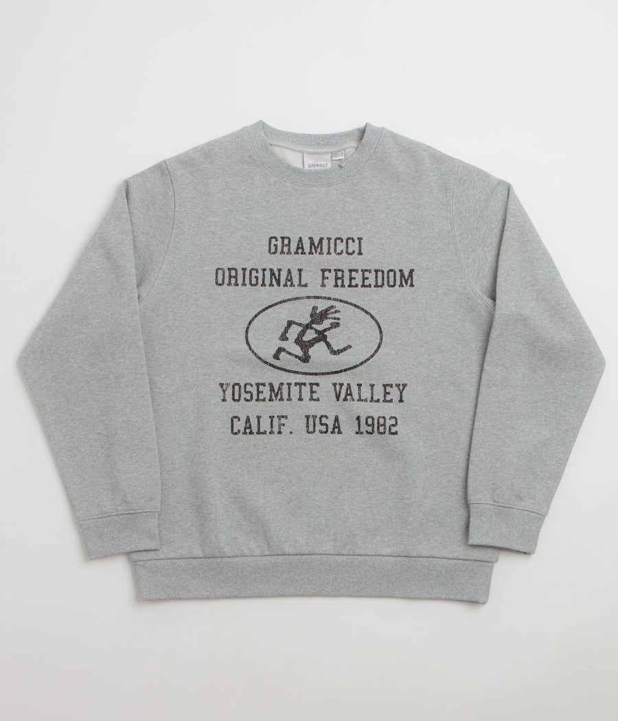 Gramicci Yosemite Valley Crewneck Sweatshirt - Grey Heather