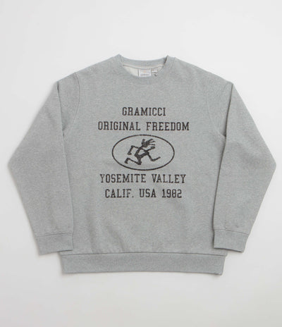 Gramicci Yosemite Valley Crewneck Sweatshirt - Grey Heather