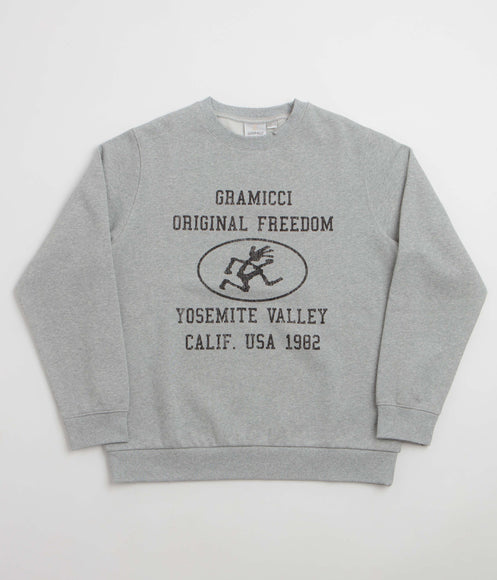 Gramicci Yosemite Valley Crewneck Sweatshirt - Grey Heather