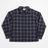 Gramicci Zip-Up Insulated Flannel Shirt Jacket - Navy Shadow Plaid thumbnail