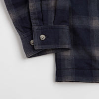 Gramicci Zip-Up Insulated Flannel Shirt Jacket - Navy Shadow Plaid thumbnail