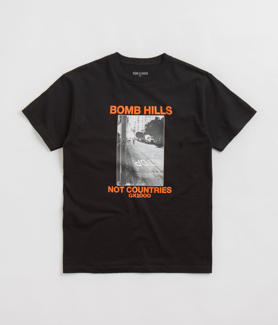 GX1000 Bomb Hills T-shirt Falten - Black / Orange