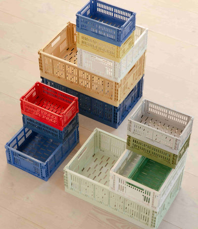 HAY Small Colour Crate in Sky Blue
