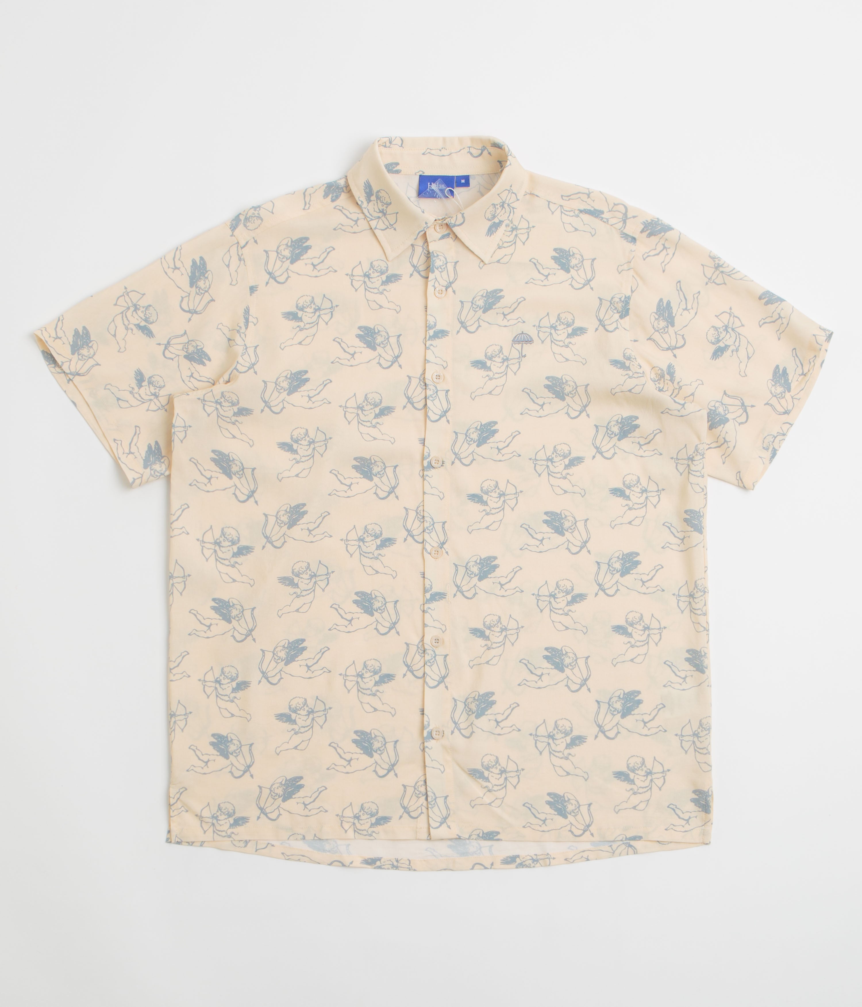 Helas Angels Short Sleeve Shirt in Beige