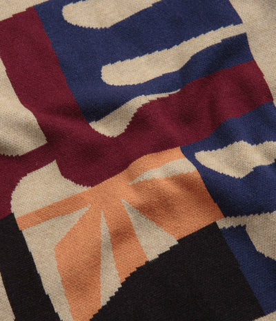 Helas Artsy Crewneck Sweatshirt in Beige