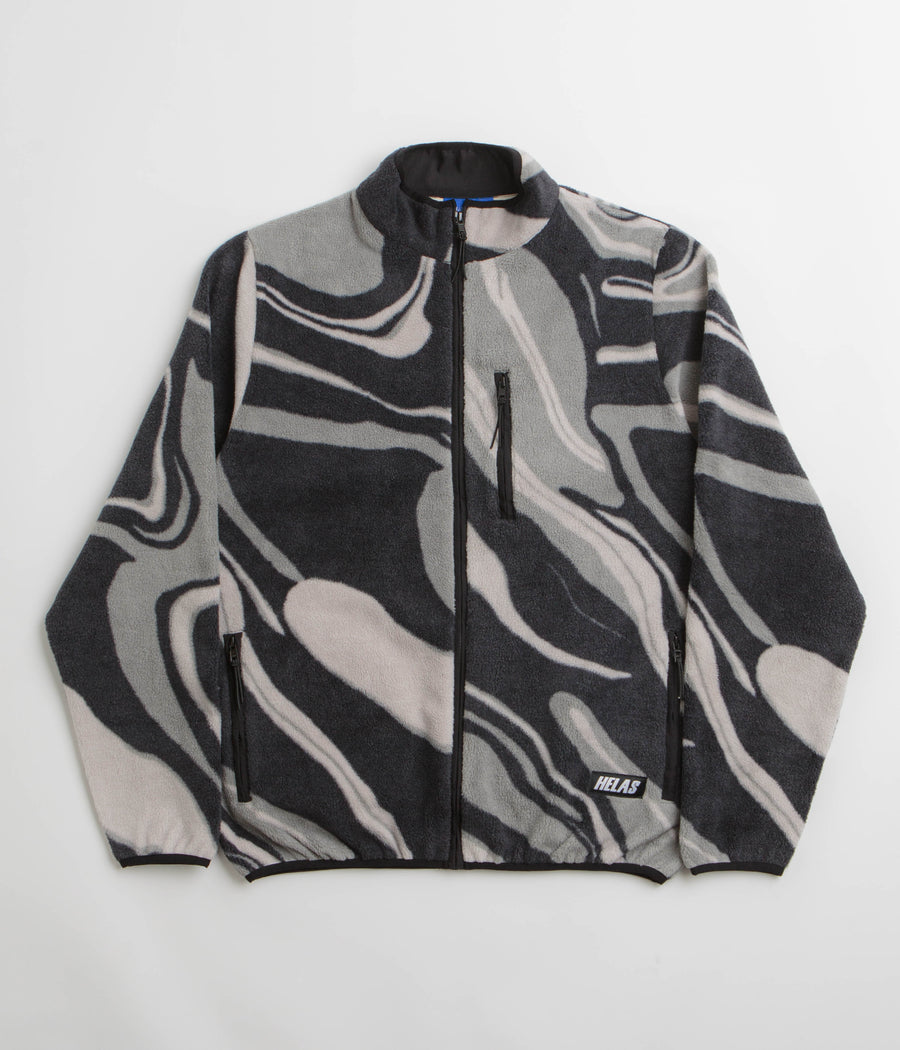 Helas Avalanche Fleece in Grey and Black
