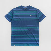 Helas Bandes T-Shirt in Teal Blue thumbnail