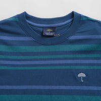 Helas Bandes T-Shirt in Teal Blue thumbnail