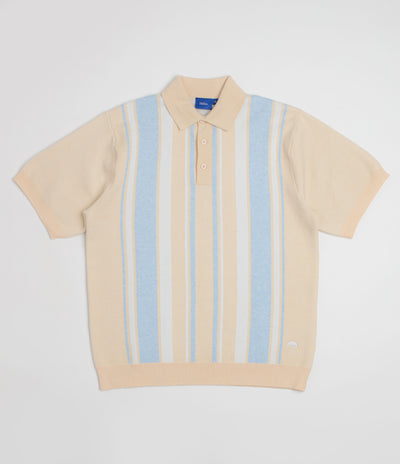 Helas Bronx Knit Polo Shirt - Beige