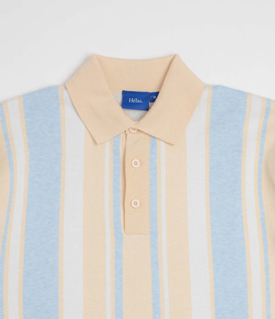 Helas Bronx Knit Polo Shirt - Beige