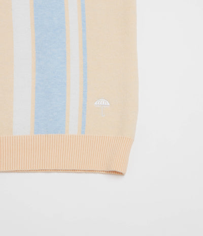 Helas Bronx Knit Polo Shirt - Beige