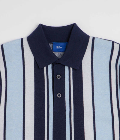 Helas Bronx Knit Polo Shirt - Navy