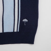 Helas Bronx Knit Polo Shirt - Navy thumbnail
