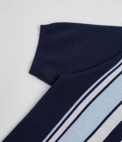 Helas Bronx Knit Polo Shirt - Navy