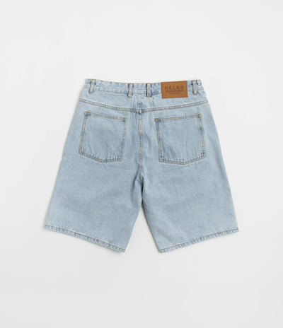 Helas Classic Denim Shorts - Washed Light Blue