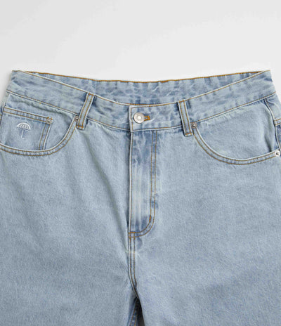 Helas Classic Denim Shorts - Washed Light Blue