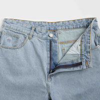 Helas Classic Denim Shorts - Washed Light Blue thumbnail