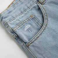 Helas Classic Denim Shorts - Washed Light Blue thumbnail