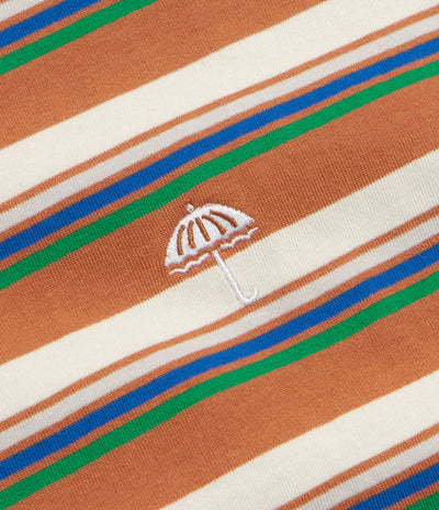 Helas Classic Striped T-Shirt - Brown