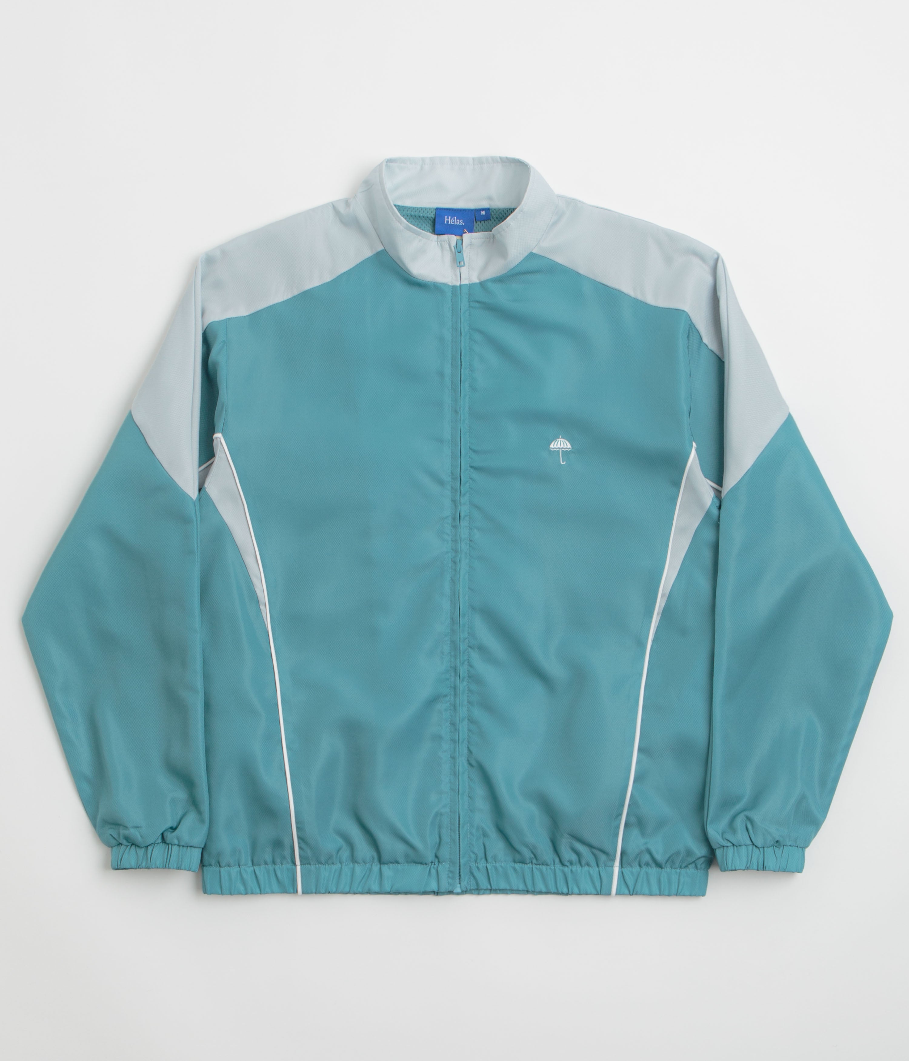 Helas Compete Tracksuit Jacket in Grey and Blue