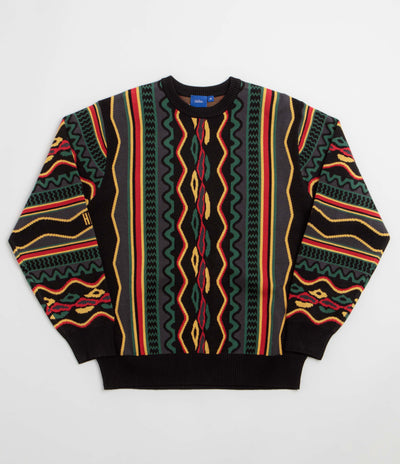 Helas Coog Knit Crewneck Sweatshirt - Black