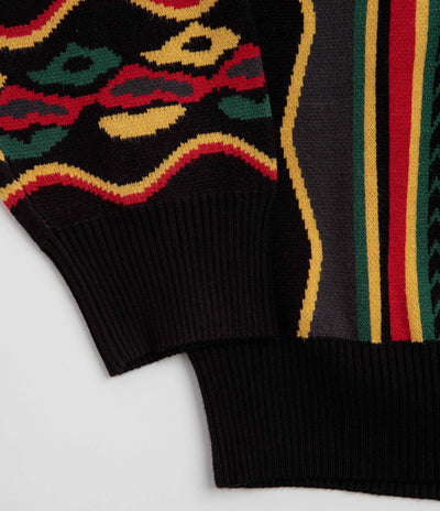 Helas Coog Knit Crewneck Sweatshirt - Black