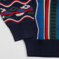 Helas Coog Knit Crewneck Sweatshirt - Blue thumbnail