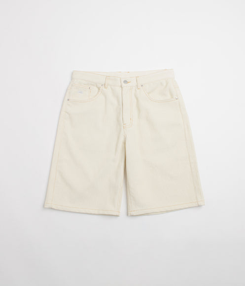 Helas Couronne Corduroy Shorts - Off White