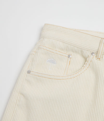 Helas Couronne Corduroy Shorts - Off White