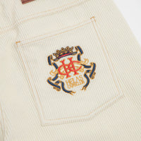 Helas Couronne Corduroy Shorts - Off White thumbnail