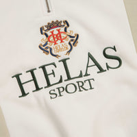 Helas Couronne Quarter Zip Sweatshirt - Light Beige thumbnail