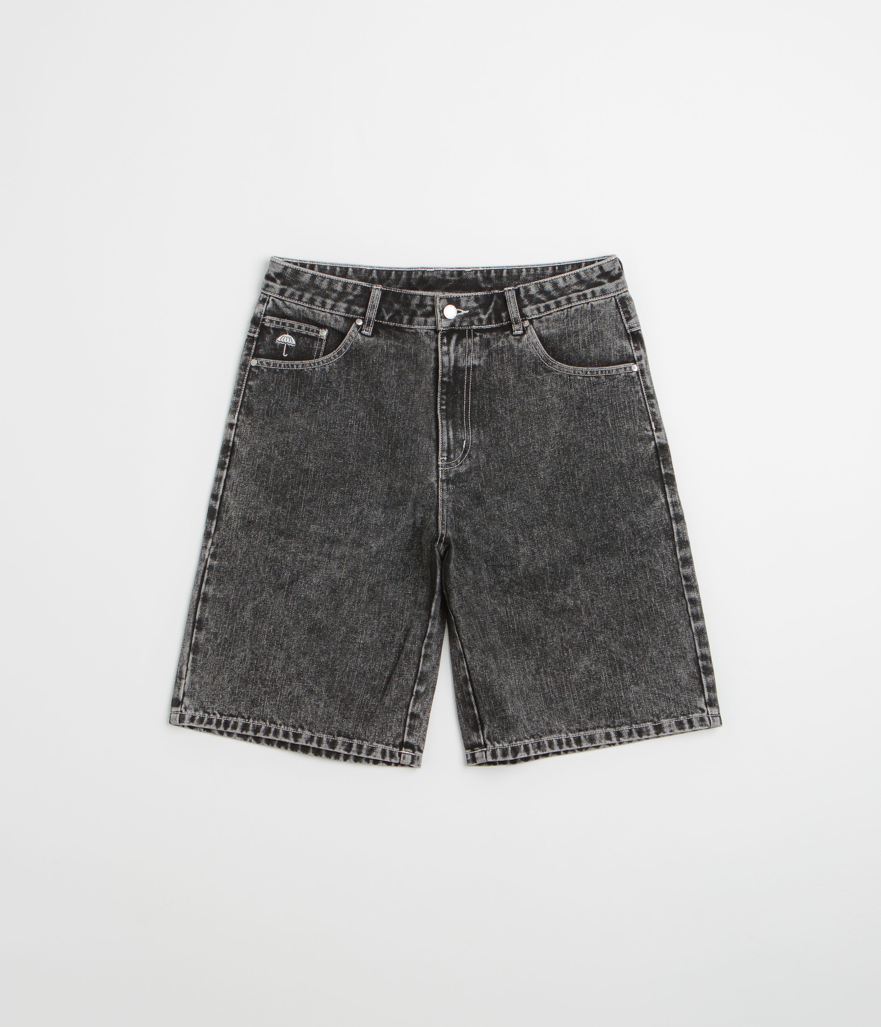 Helas Dieu Grec Jean Shorts - Washed Black