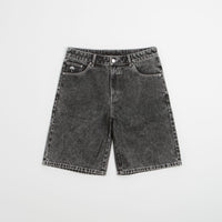 Helas Dieu Grec Jean Shorts in Washed Black thumbnail