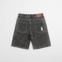 Helas Dieu Grec Jean Shorts in Washed Black thumbnail