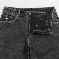 Helas Dieu Grec Jean Shorts in Washed Black thumbnail