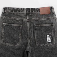 Helas Dieu Grec Jean Shorts in Washed Black thumbnail