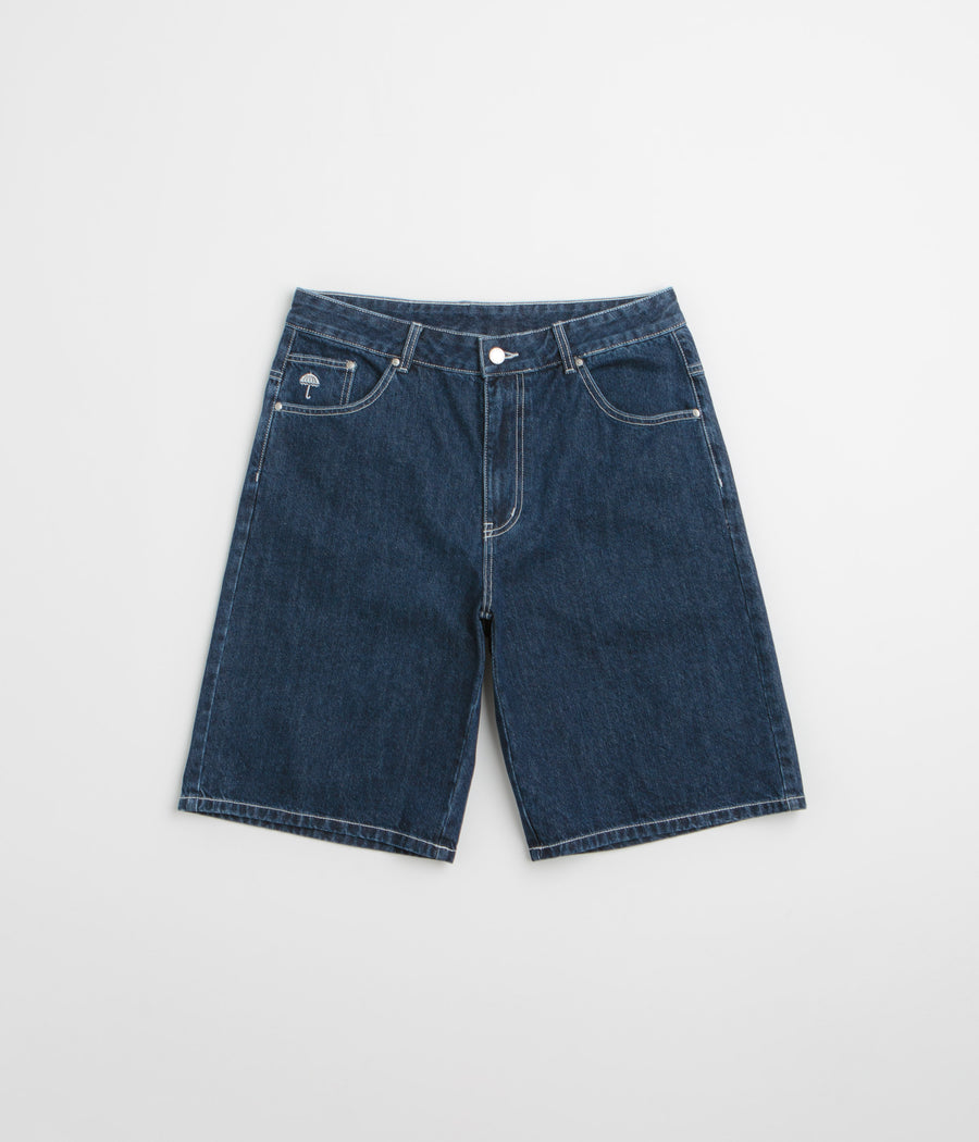 Helas Dieu Grec Jean Shorts - Washed Navy