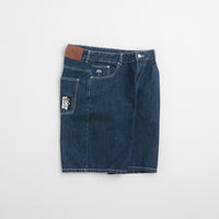 Helas Dieu Grec Jean Shorts in Washed Navy thumbnail