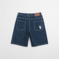 Helas Dieu Grec Jean Shorts in Washed Navy thumbnail