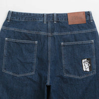 Helas Dieu Grec Jean Shorts in Washed Navy thumbnail
