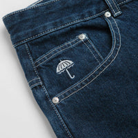 Helas Dieu Grec Jean Shorts in Washed Navy thumbnail
